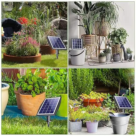 Solar Drip Irrigation Kit Accessories, 32.8FT Tubing, Drip Irrigation Extra Accessories Kit by GreenHaven Gardens