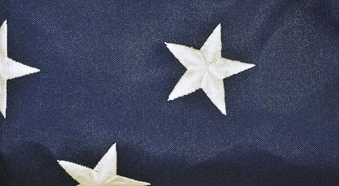 FlagSource FMAA Certified PolyExtra Polyester American Flag with Embroidered Stars and Sewn Stripes, Made in the USA, 6x10' by GreenHaven Gardens