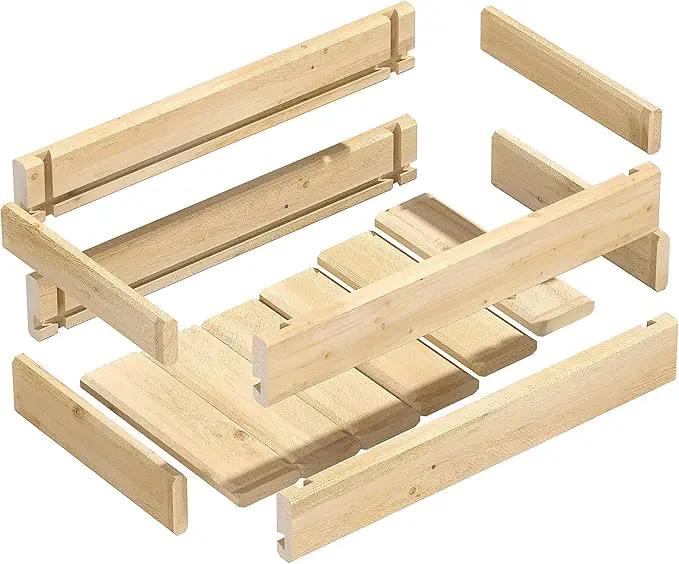 Greenes Fence Cedar Wood Planter Box with Wall Mount Brackets, 21" x 11" x 7" - Made in USA with North American Cedar by GreenHaven Gardens