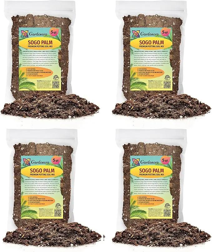 SOGO Palm Potting Mix - Unlock Robust Growth and Striking Form with Our High-Performance Formula - 20 Quart by GreenHaven Gardens