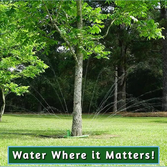 Tree Sprinkler with 360° Outward Direction | Water Sprinkler for Trees That Reaches The Nutrition Zone for Tree Root Watering (15") by GreenHaven Gardens