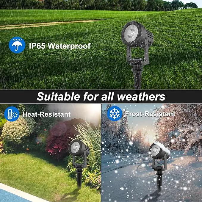 Solar Spot Lights Outdoor, Solar Landscape Spotlights IP65 Waterproof 9.8ft Cable, Dusk to Dawn Solar Uplights for Tree Garden Yard Driveway Porch Walkway Pool (6-in-1, 3000K Warm White) by GreenHaven Gardens