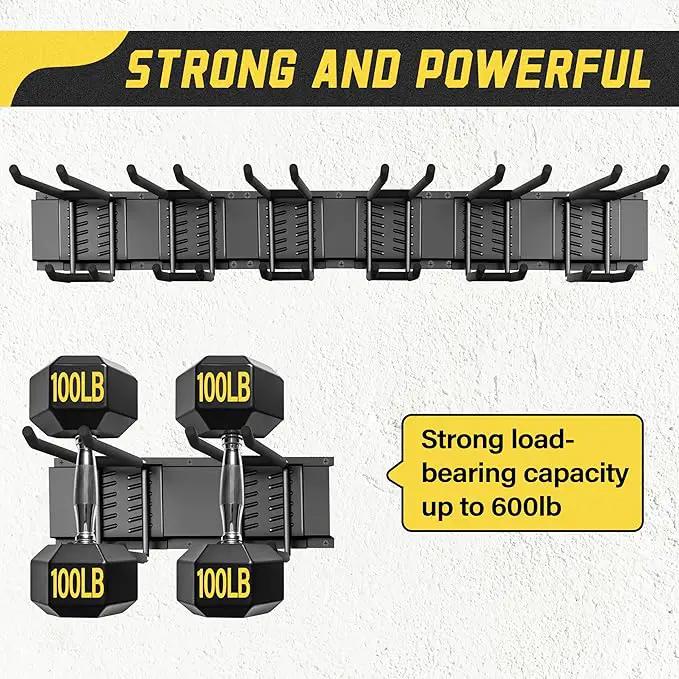 Garage Wall Organizer,12Pack Carries 600 lbs,Garden Tool Organizer 49.5in With Large Storage Space,Easy Assembly, Sturdy Design,for Efficient Tool Storage Garage Organization by GreenHaven Gardens
