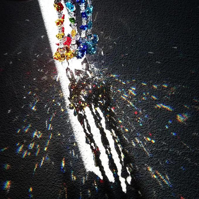 Crystalsuncatcher Crystal Glass Guardian Angel Rainbow Maker Collection Suncather,Set of 7