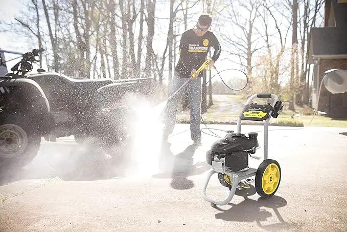 Champion Power Equipment 3000-PSI 2.3-GPM Low Profile Gas Pressure Washer with Honda Engine by GreenHaven Gardens