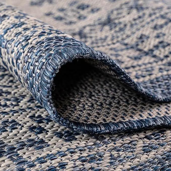 Keen Home Design Terrace Outdoor Area Rug - 8x10 Washable Indoor/Outdoor Rug for Patio, Kitchen, Balcony, Beach, Garden, Deck and Porch, Size: 7'7"x10' by GreenHaven Gardens