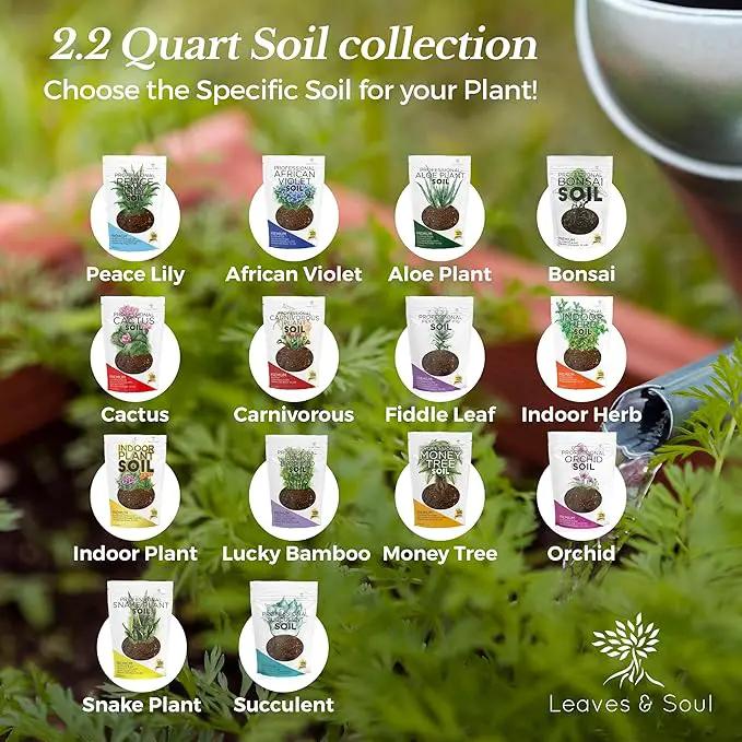 Bonsai Soil Premium All Purpose Blend | Pre-Mixed Ready to Use for Fast Drainage | Large 2.2 Quarts | Lava, Limestone Pearock, Calcined Clay and Pinebark | Made in USA by GreenHaven Gardens