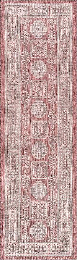 Keen Home Design Terrace Outdoor Runner Rug - 2x10 Washable Indoor/Outdoor Rug for Patio, Kitchen, Balcony, Beach, Garden, Deck and Porch, Size: 2'2"x9'11" by GreenHaven Gardens