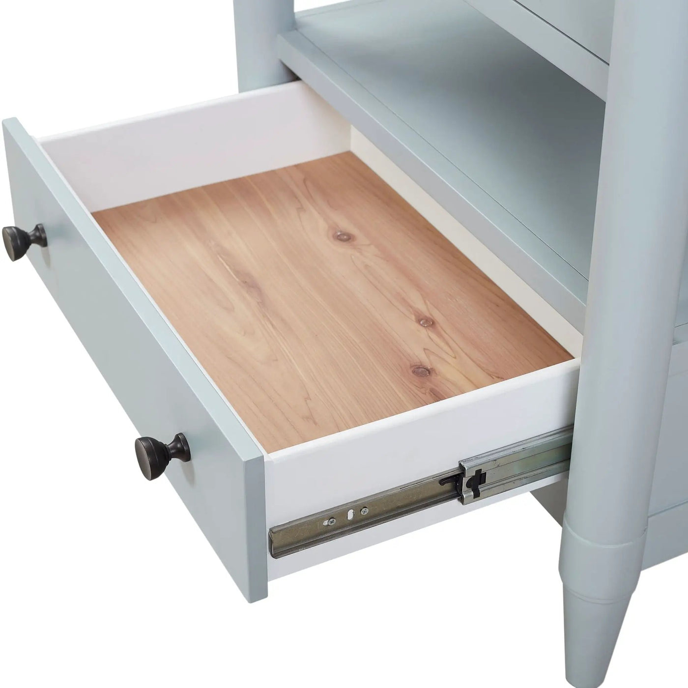 Open Nightstand With 2 Drawers by HouseOfZazla