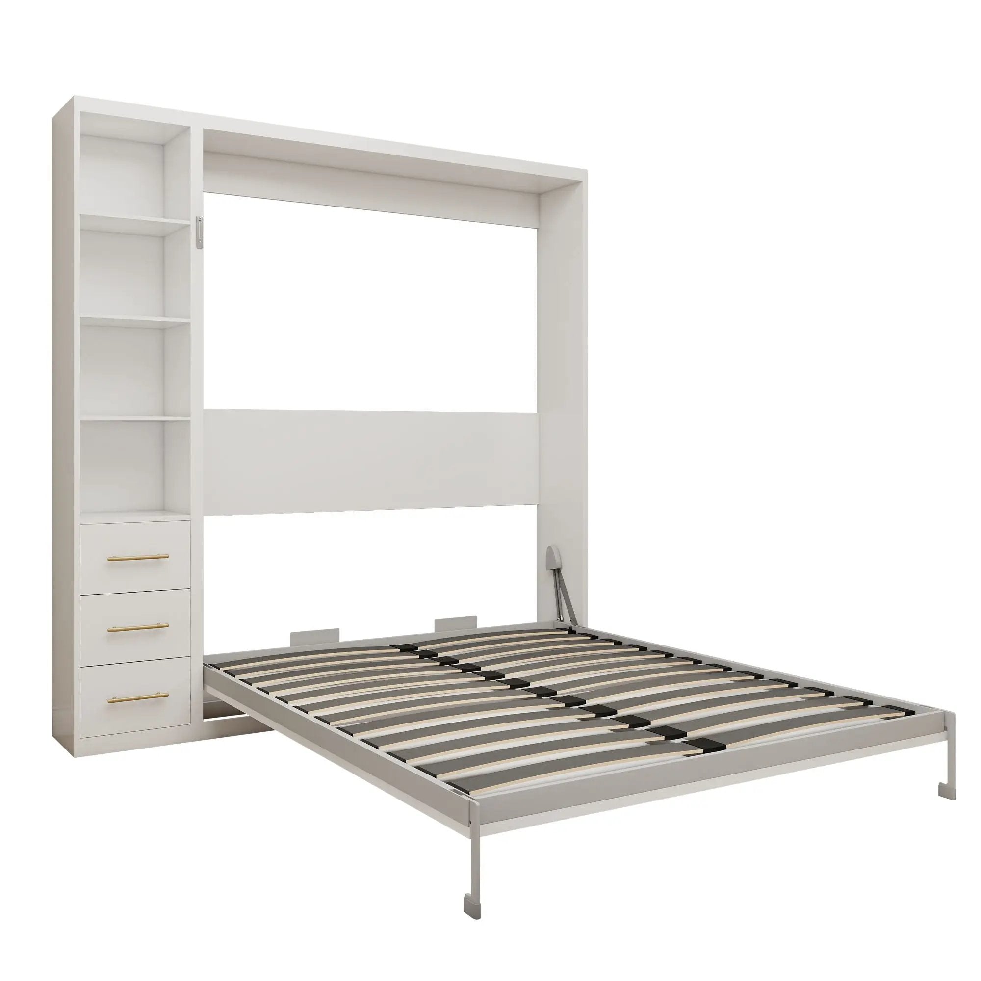 Folding Vertical Murphy Wall Bed by HouseOfZazla