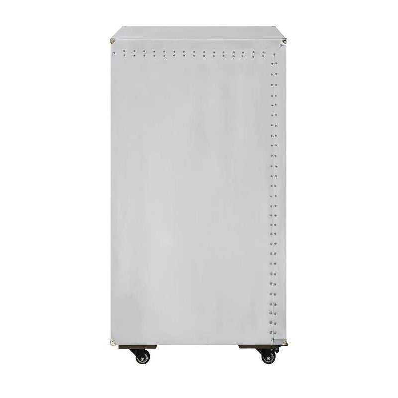 Raini - Wine Cabinet - Aluminum by Unique Piece Furniture
