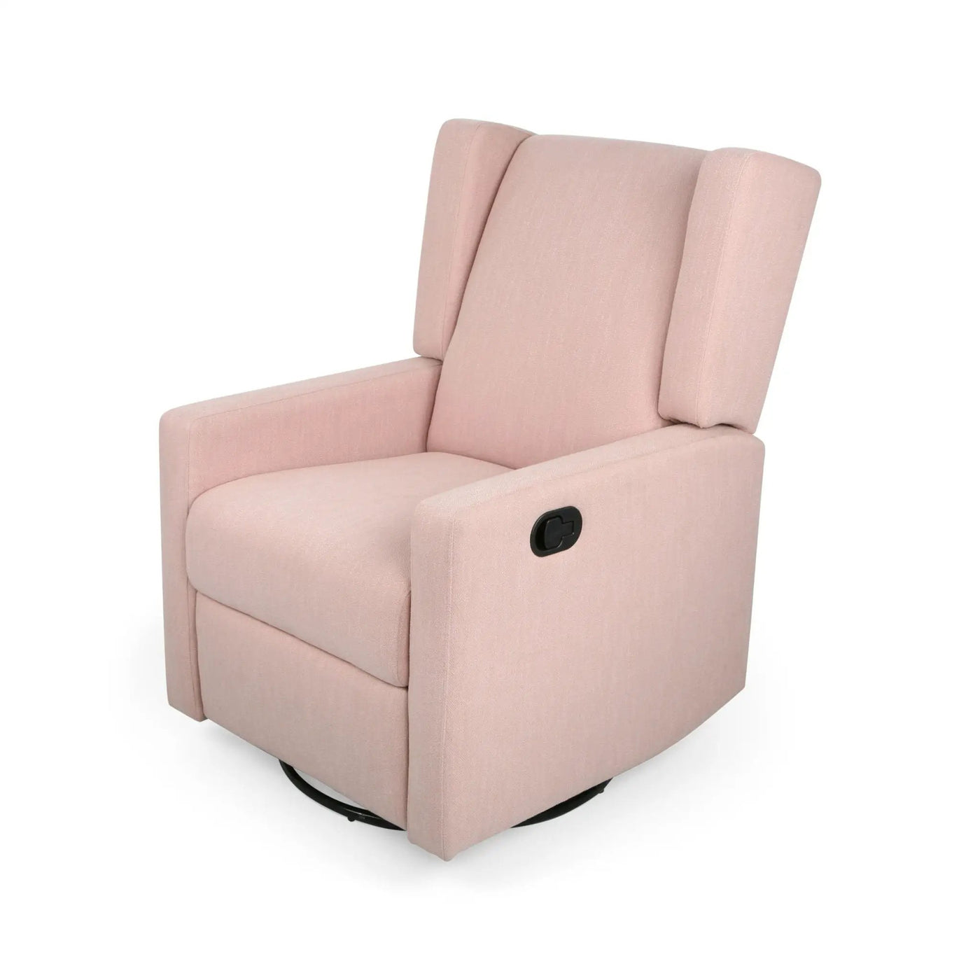 Landau Contemporary Fabric Upholstered Swivel Recliner by Unique Piece Furniture