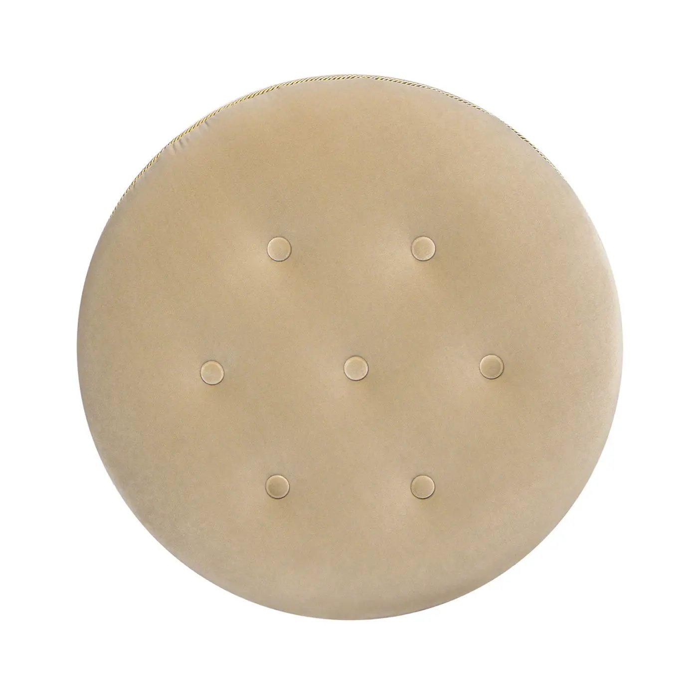 Yolanda - Round Upholstered Accent Ottoman by Unique Piece Furniture