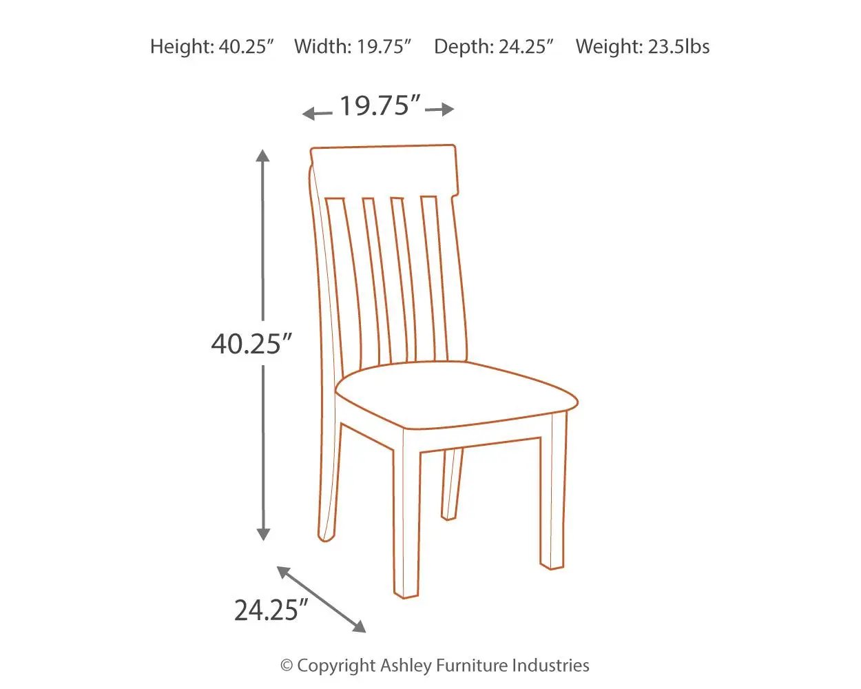 Haddigan - Dining UPH Side Chair (Set of 2) - Dark Brown by Unique Piece Furniture