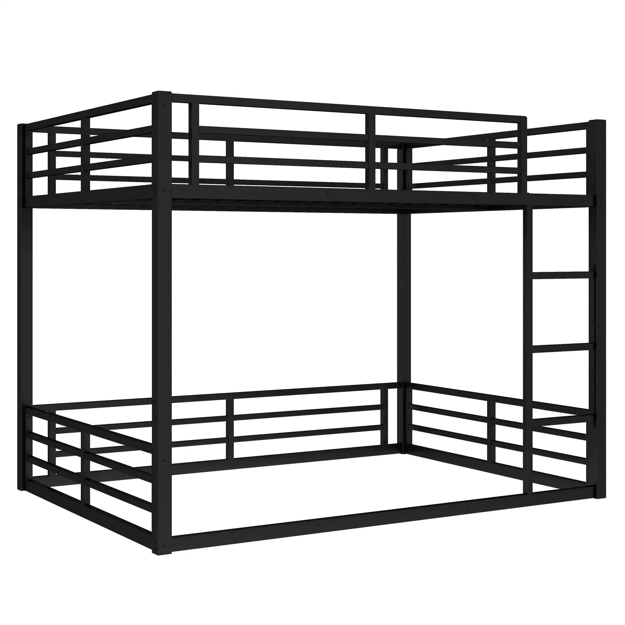 Metal Queen Over Queen Bunk Bed for Teens and Adults by HouseOfZazla