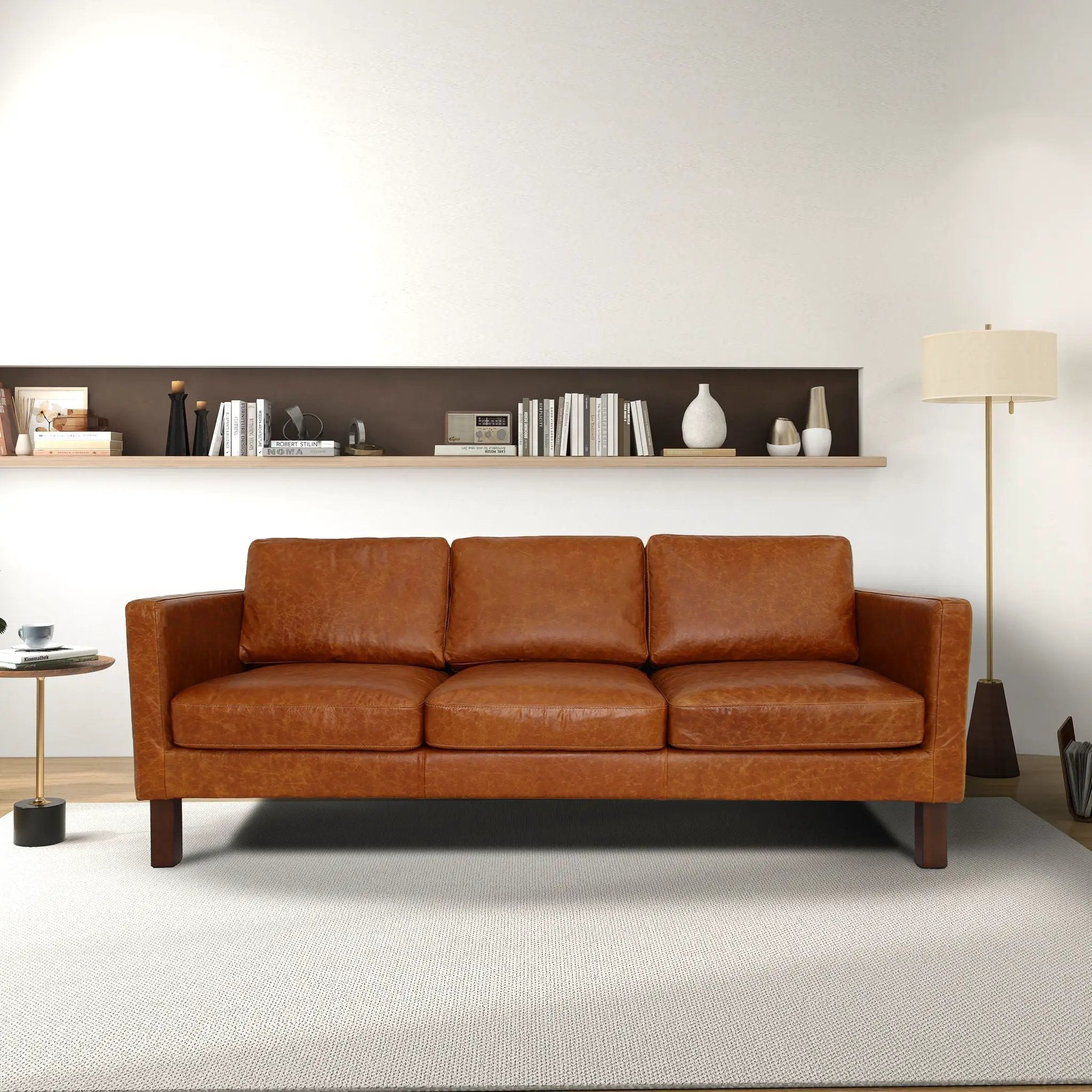 Memphis - Waxy Sofa - Cognac by Unique Piece Furniture