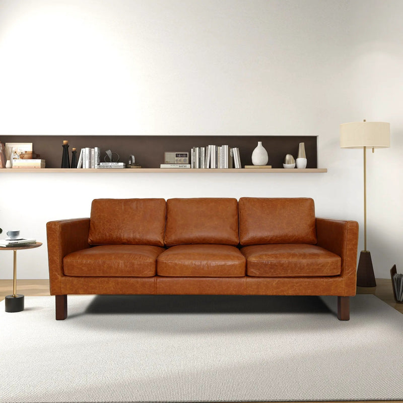 Memphis - Waxy Sofa - Cognac by Unique Piece Furniture