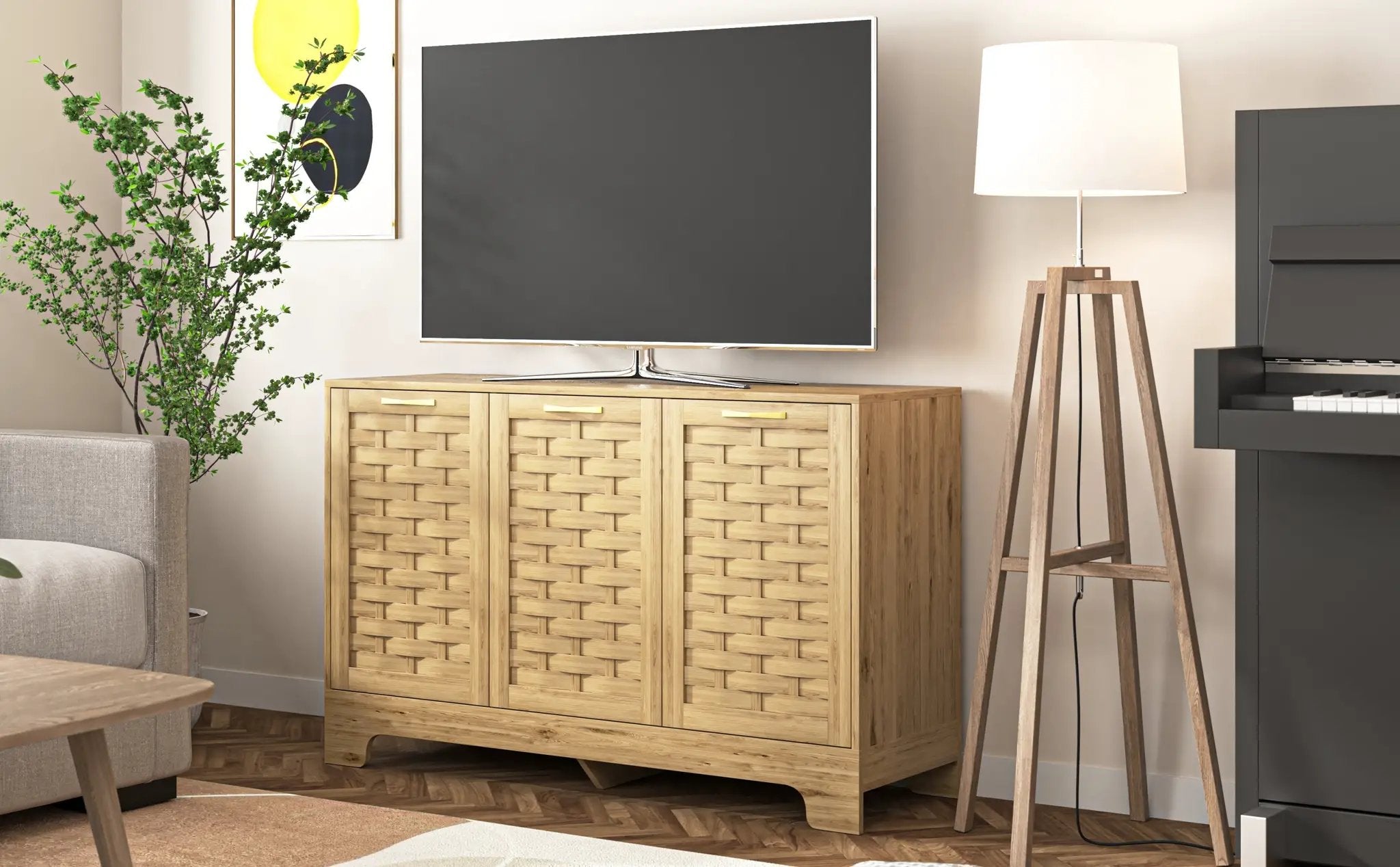 Storage Cabinet with 3 Doors by HouseOfZazla
