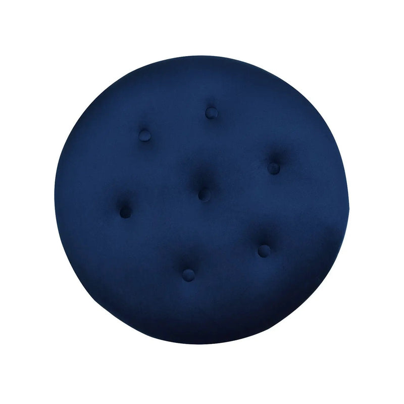 Yolanda - Round Upholstered Accent Ottoman by Unique Piece Furniture