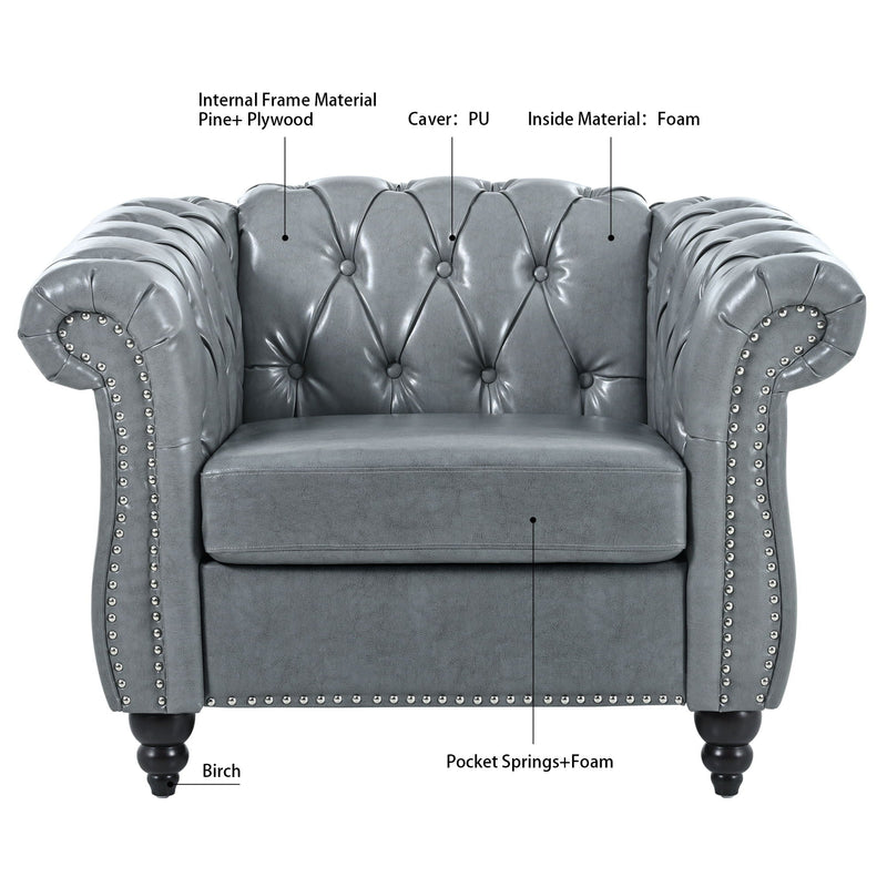 1 Seater Sofa For Living Room by HouseOfZazla