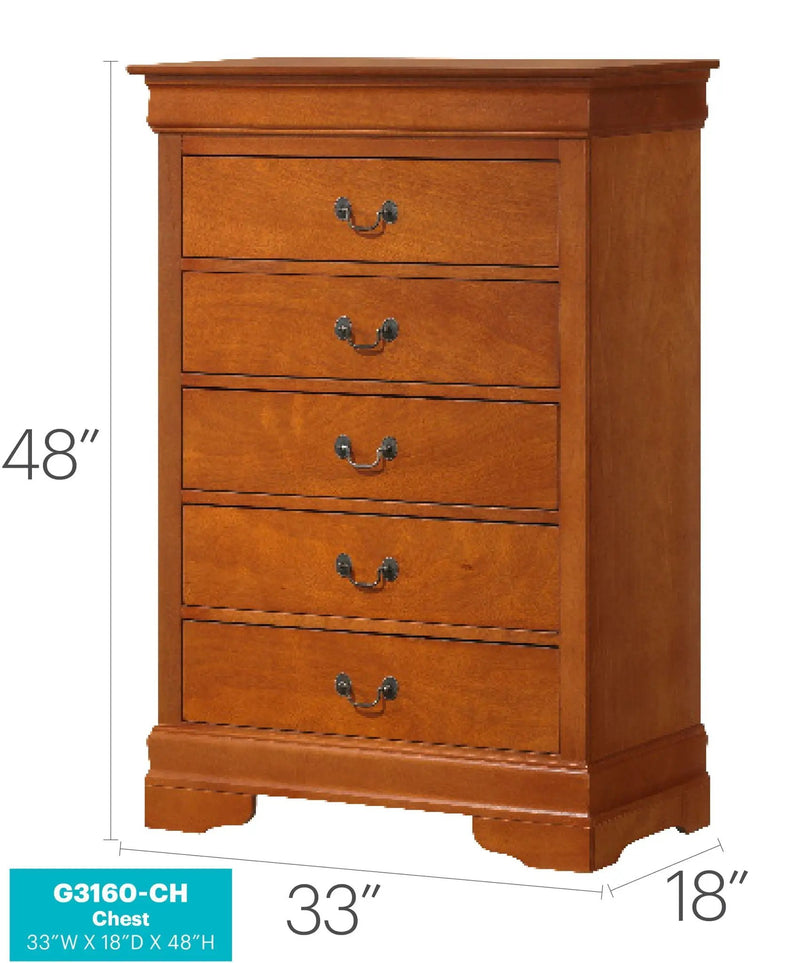 Louis Phillipe - Traditional Style Storage Chest Elegant by HouseOfZazla