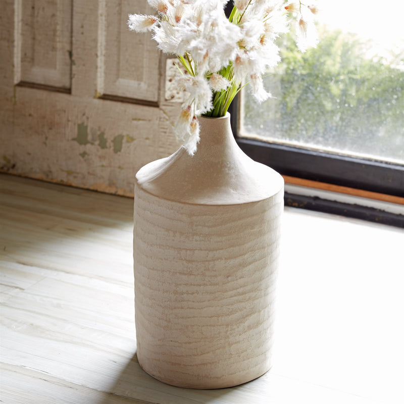 Recycled Paper Chalk Vase 18"h, photo 4 of 4