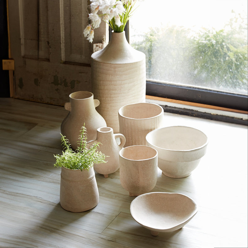 Recycled Paper Chalk Vase 18"h, photo 3 of 4
