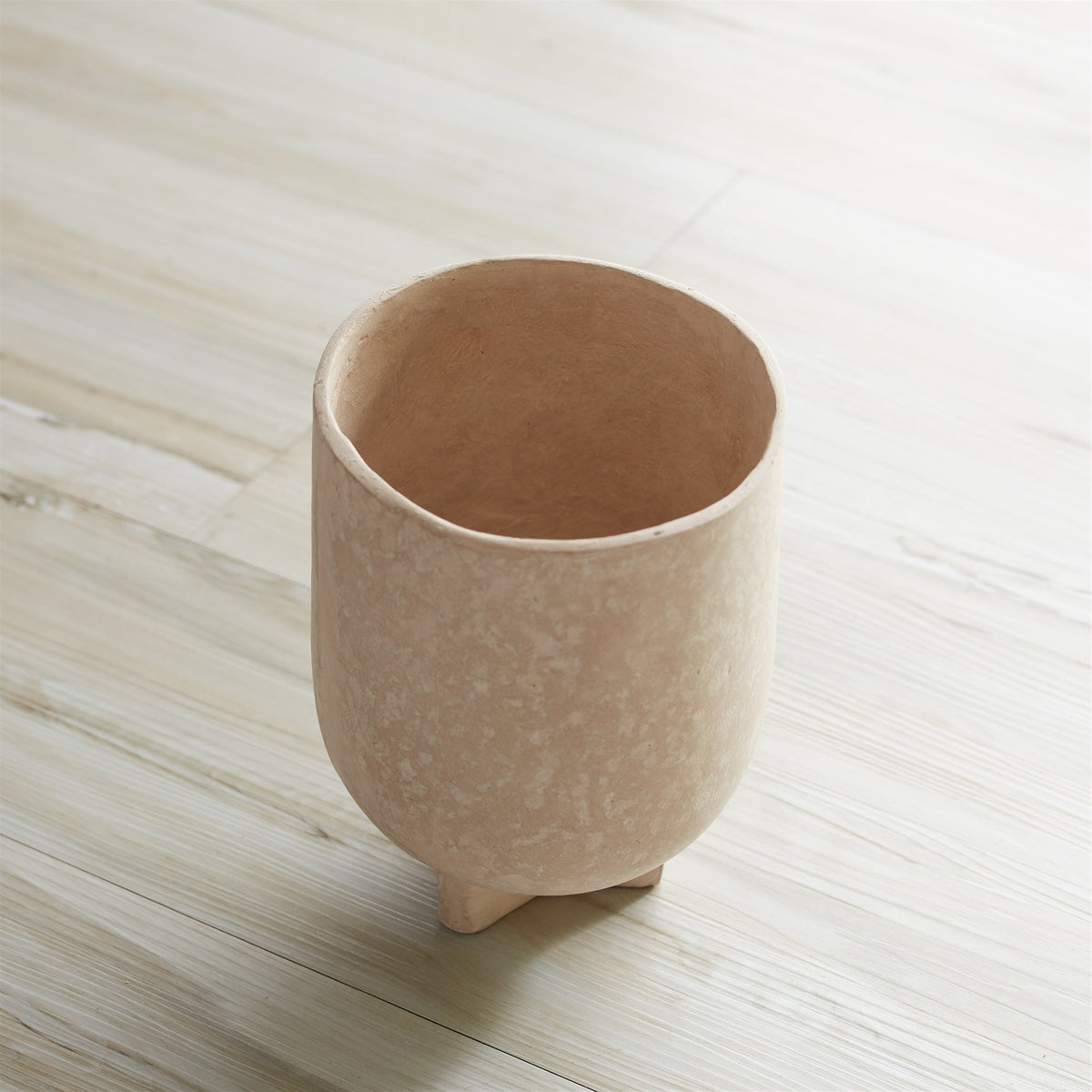 Recycled paper chalk vase 7"h, photo 3 of 4
