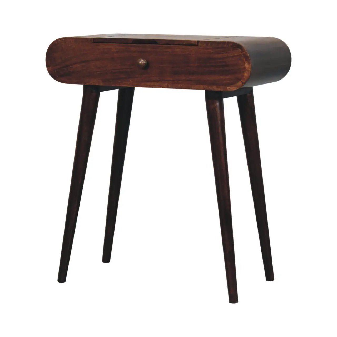 Mini Dressing Table With Foldable Mirror by Unique Piece Furniture