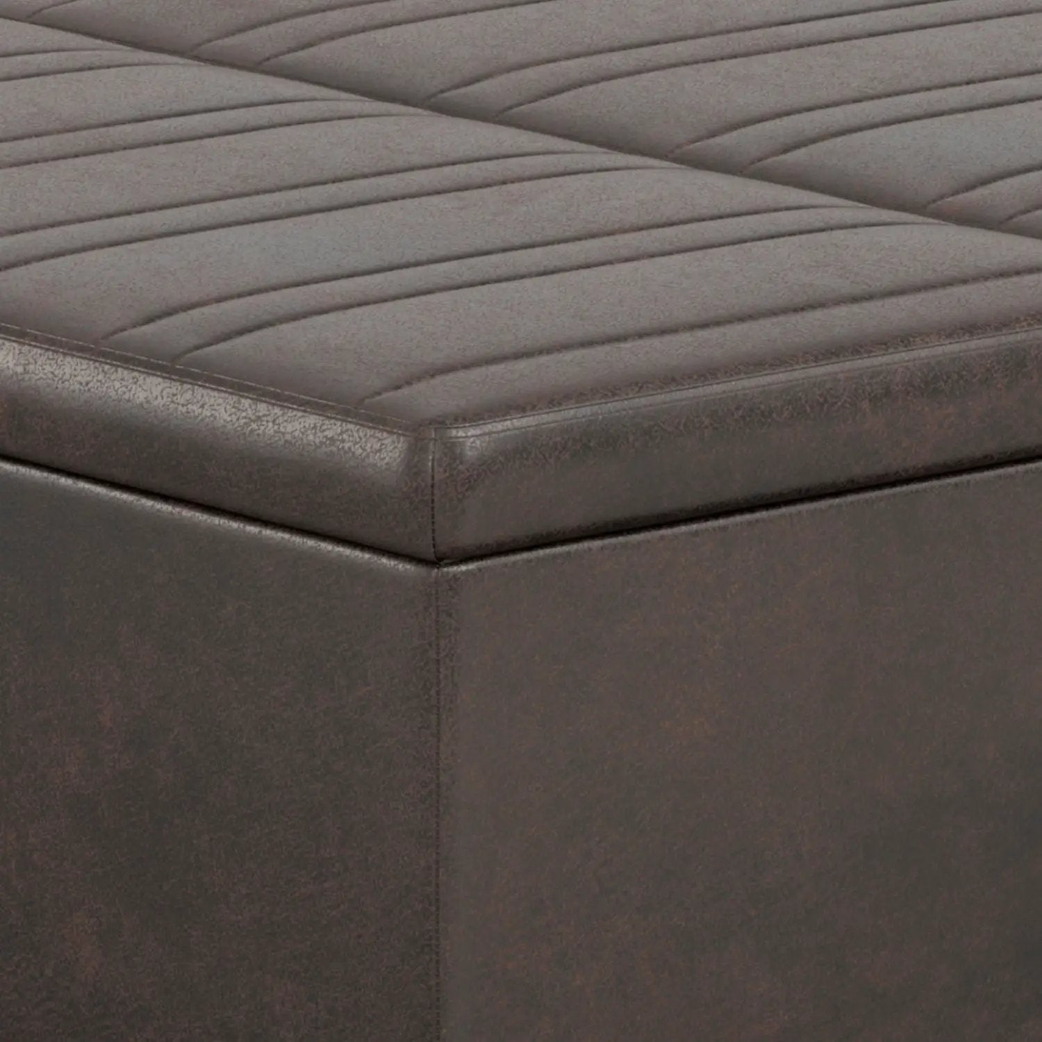 Ellis - Upholstered Coffee Table Storage Ottoman by Unique Piece Furniture