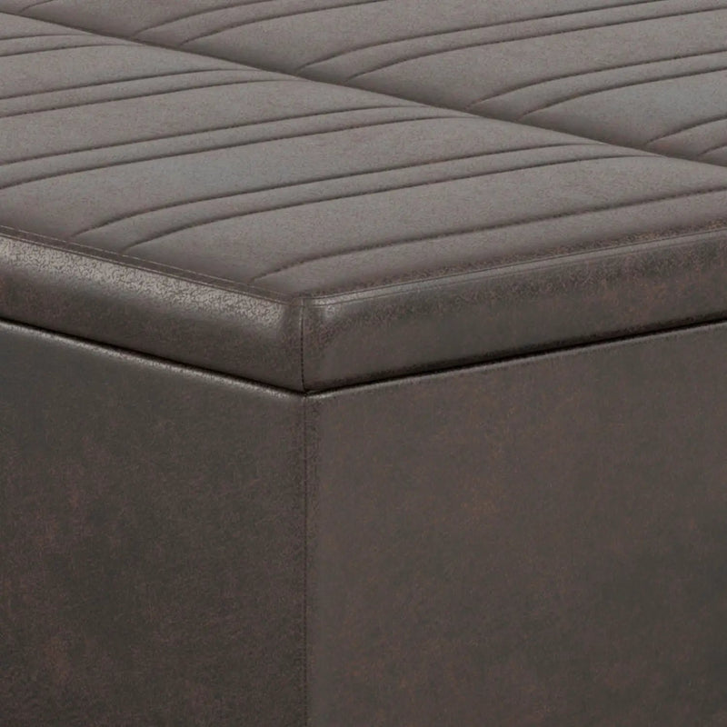 Ellis - Upholstered Coffee Table Storage Ottoman by Unique Piece Furniture