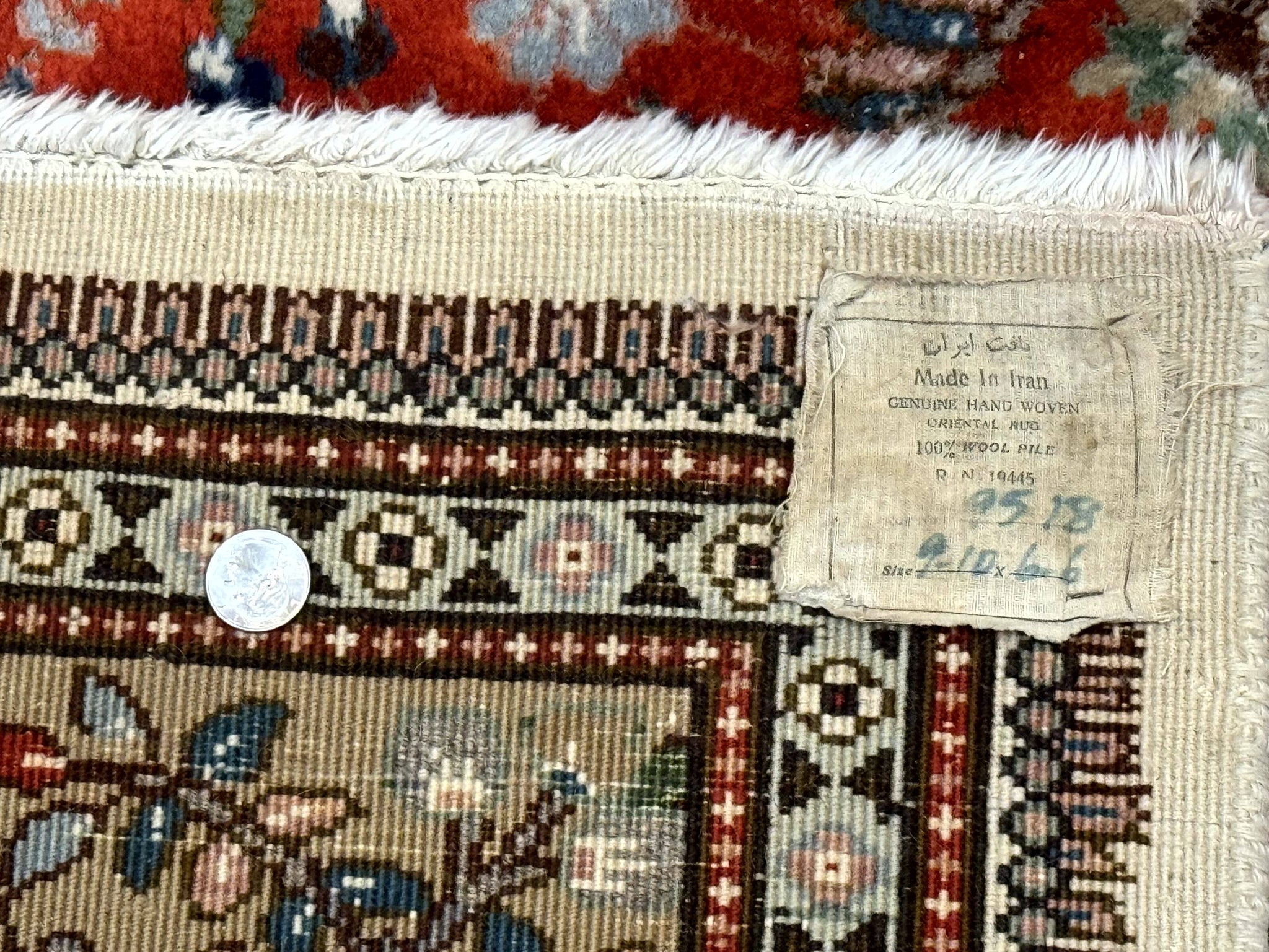 Persian Tabriz Rug 6x10, Burnt Orange and Tan, Animal Pictorials, Deer, Floral, Taba Tabae Carpet by Jewel Rugs