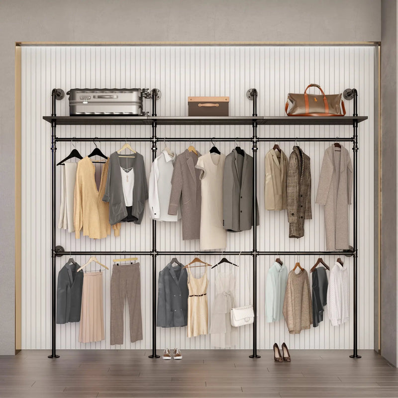 Industrial Pipe Clothing Rack by HouseOfZazla