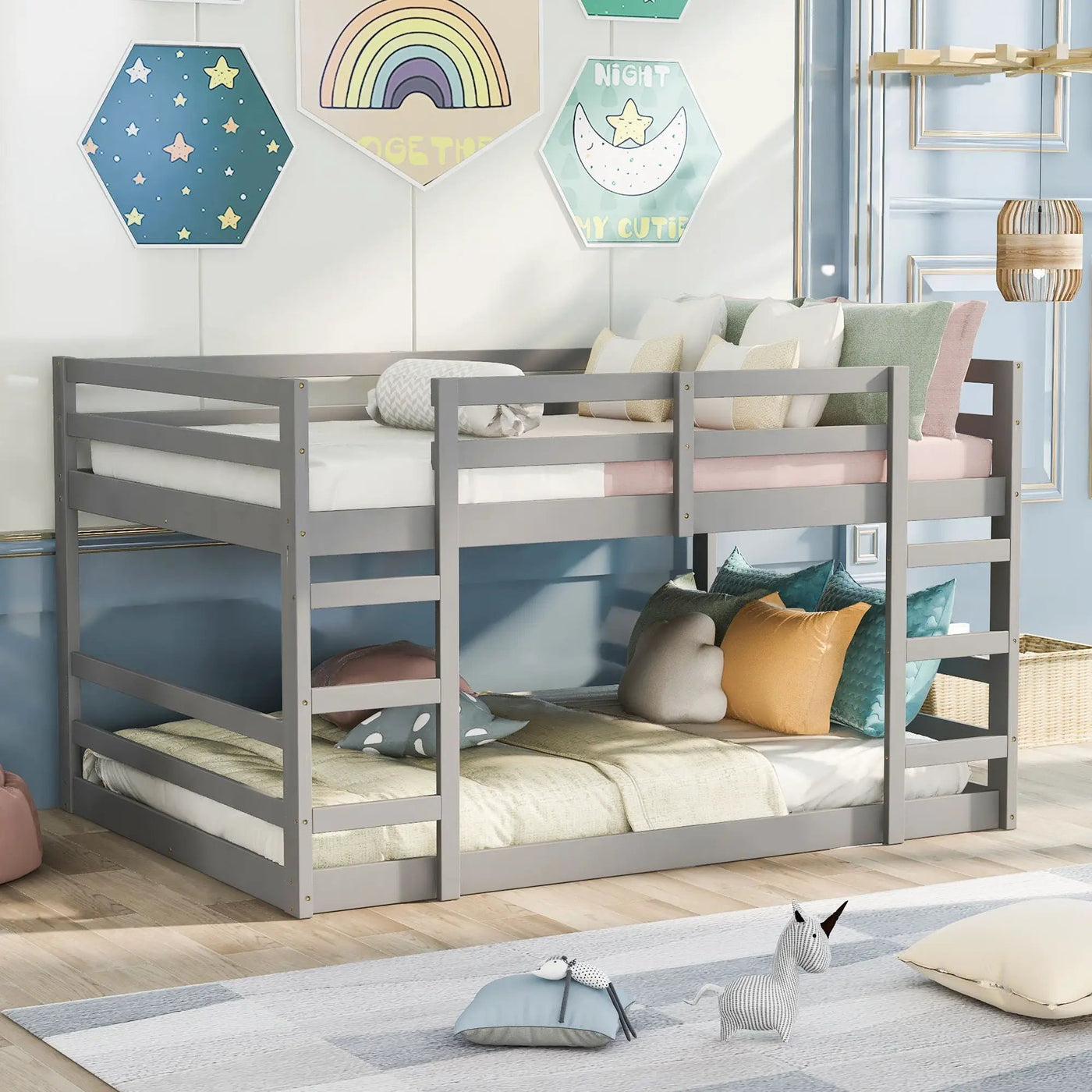 Solid Construction, Bunk Bed With Ladder by Unique Piece Furniture