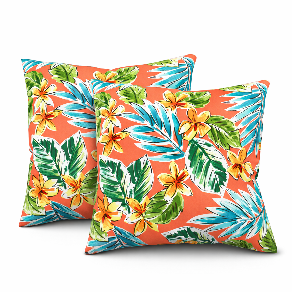 2 Pack Outdoor Pillow Covers - 18x18 Inch by HouseOfZazla