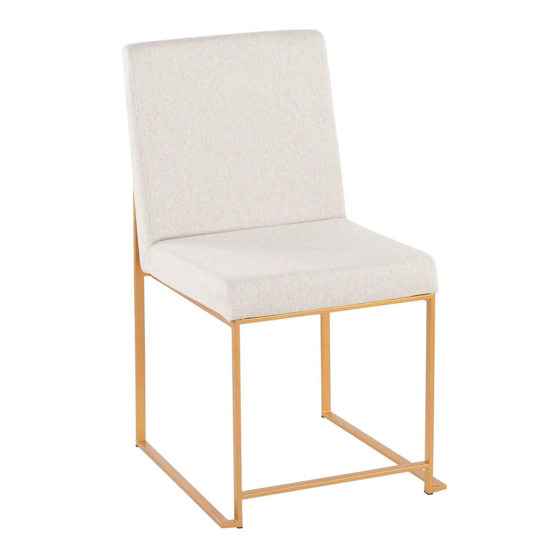 Fuji - Contemporary Stylish Frame, High Back Dining Chair (Set of 2) by Unique Piece Furniture