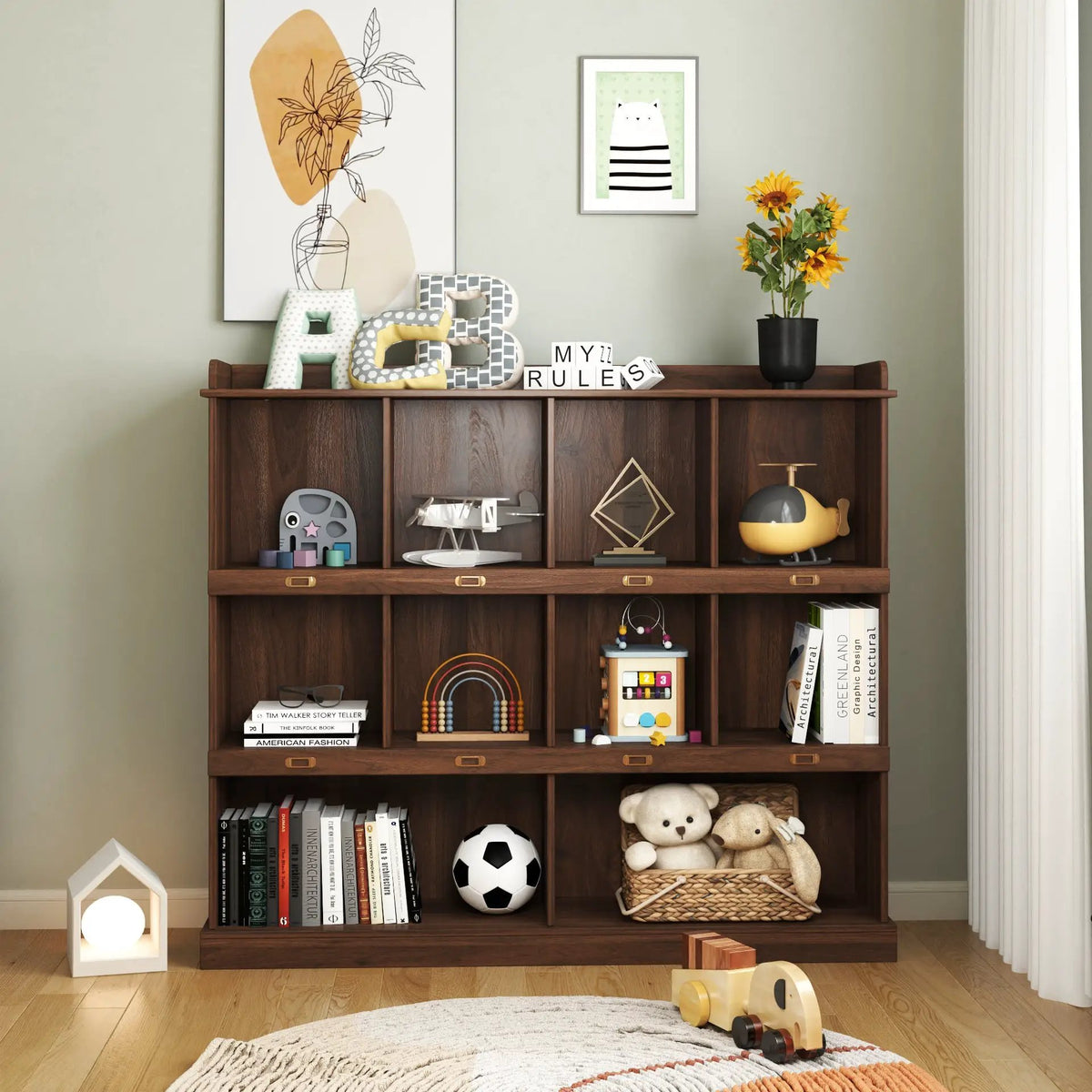 10-Shelf Bookcase by HouseOfZazla