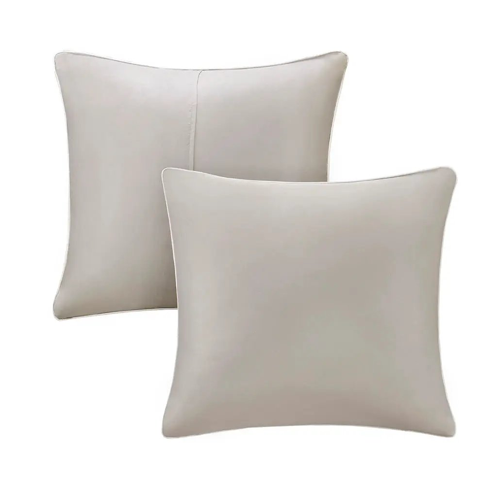 Embroidered 8 Piece Comforter Set Neutral Queen by HouseOfZazla