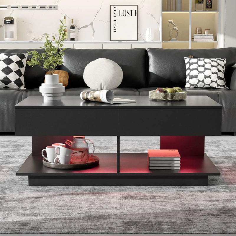 Multifunctional Adjustable Coffee Table With Hidden Storage Space For Living Room by HouseOfZazla