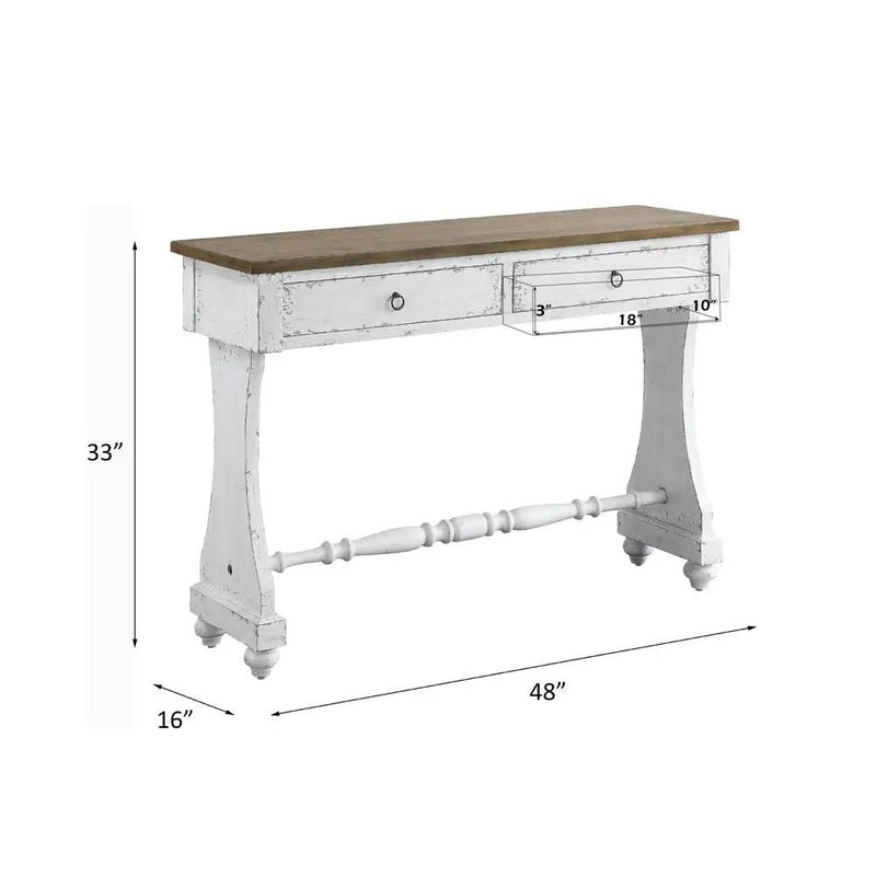 Carminda - Console Table - Antique White by Unique Piece Furniture