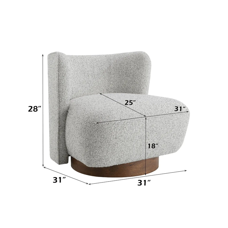 Lisa - Accent Chair - Gray by HouseOfZazla