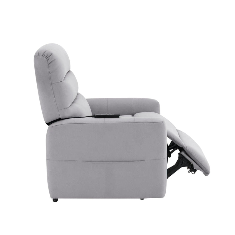 Freddie - Power Motion Recliner With Lift - Gray by Unique Piece Furniture