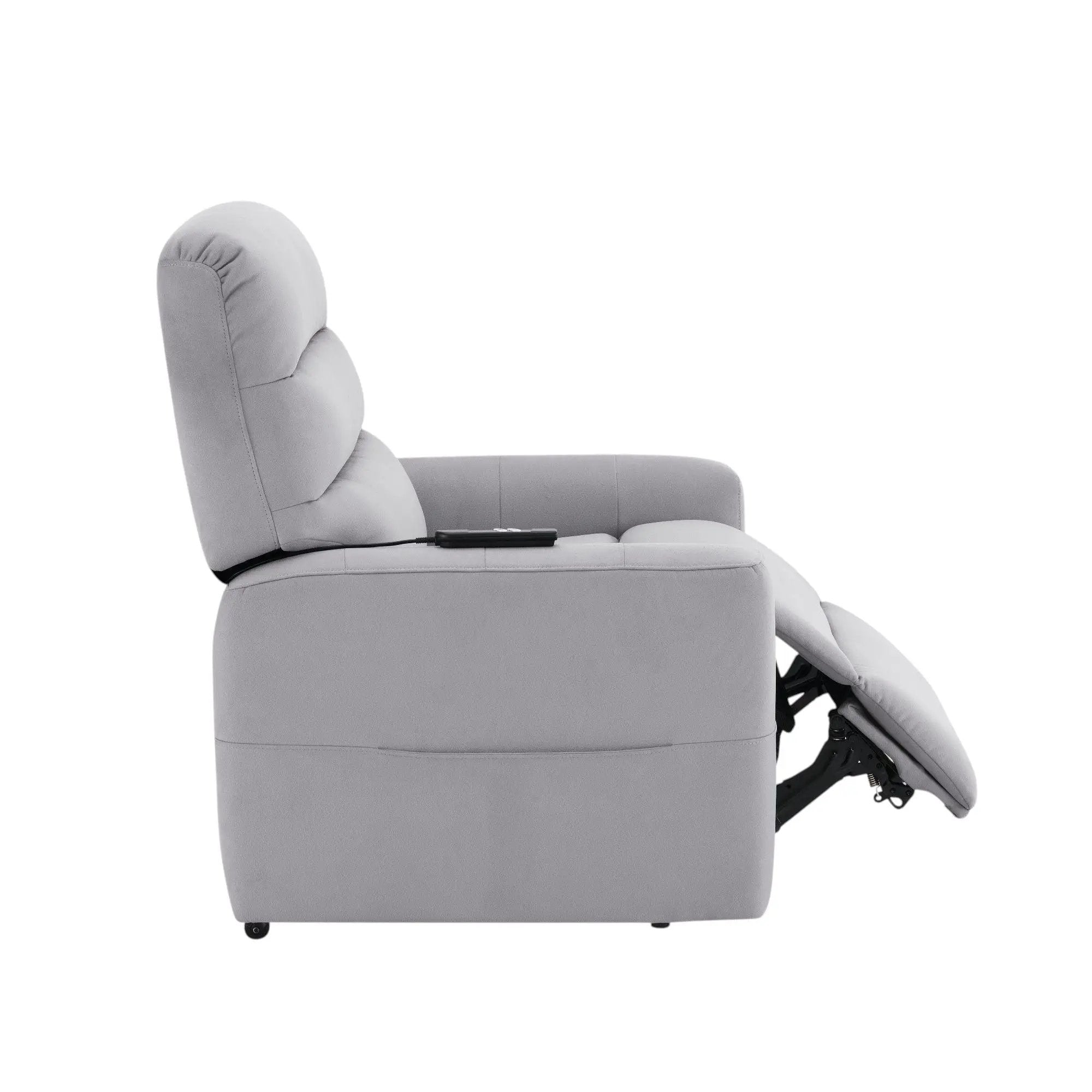 Freddie - Power Motion Recliner With Lift - Gray by Unique Piece Furniture