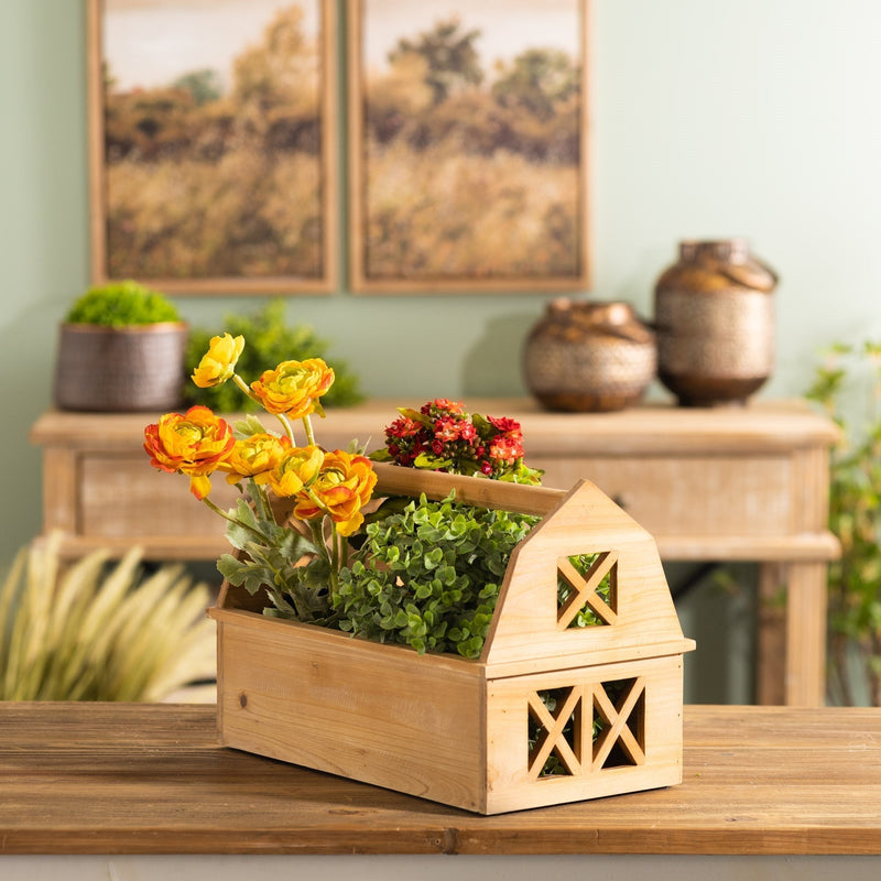 Wood Barn Caddy Tray 15"L, photo 2 of 2