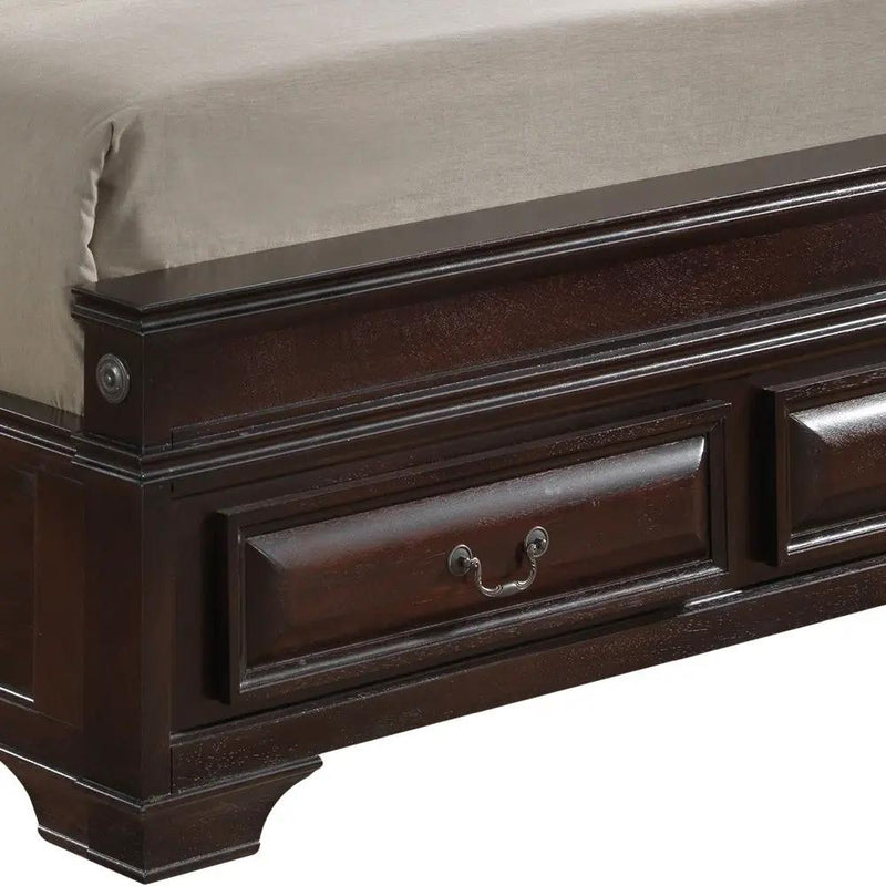 LaVita - Storage Bed Elegant Transitional by HouseOfZazla