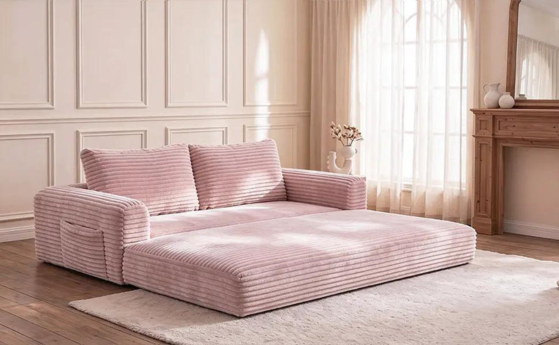 55 Inch Convertible Futon Sofa Bed by HouseOfZazla