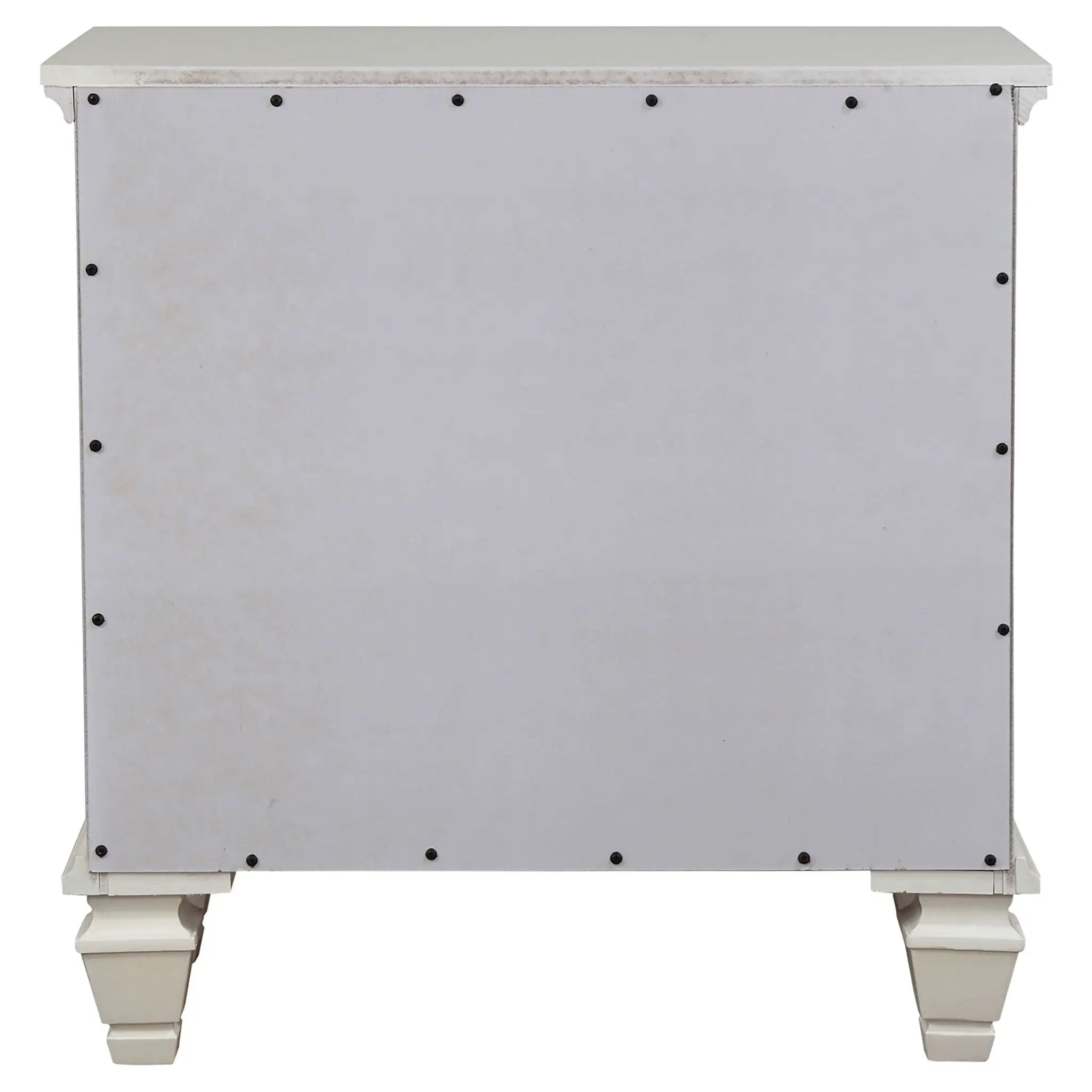 Sandy Beach 3-drawer Nightstand Cream White by Unique Piece Furniture