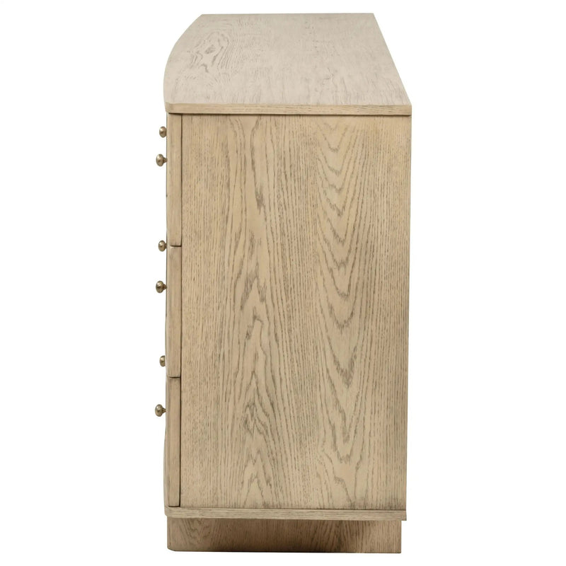 Kailani 9-drawer Dresser Cabinet Beige Oak by Unique Piece Furniture