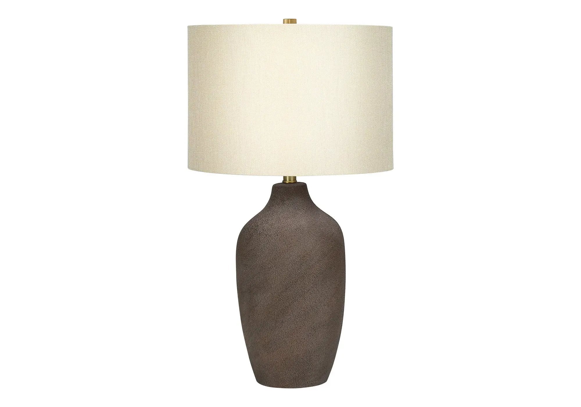 Lighting, Table Lamp, Ceramic, Resin, Contemporary - Gray by Unique Piece Furniture