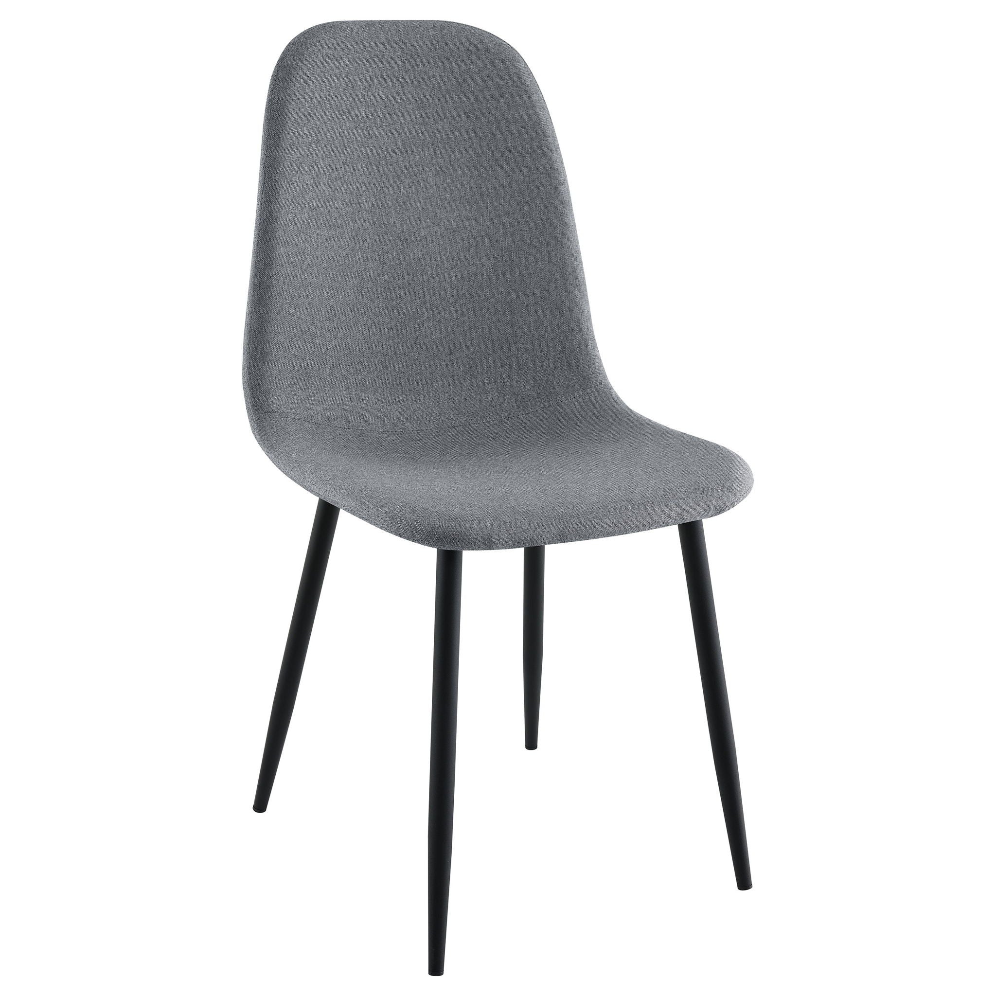 Jazmine - Upholstered Dining Chair (Set of 4) - Gray by HouseOfZazla